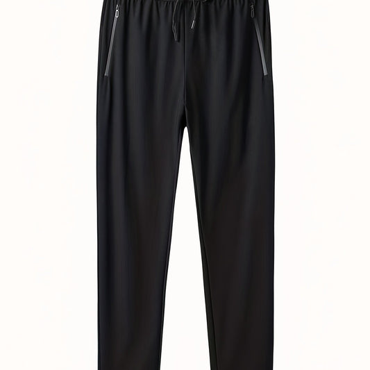 Men's Drawstring Long Pants Active Wear Thin Quick-drying Pants