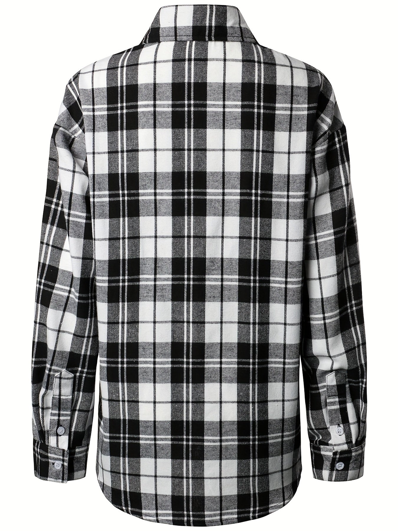 Plaid Long Sleeve Shirt Outdoor Casual Loose Shirt