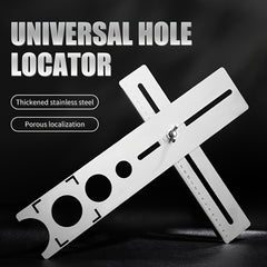 Adjustable Hole Locator Stainless Steel Wall Marking Ruler