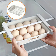 12 grid Refrigerator Storage Box Pull out Type Egg Box