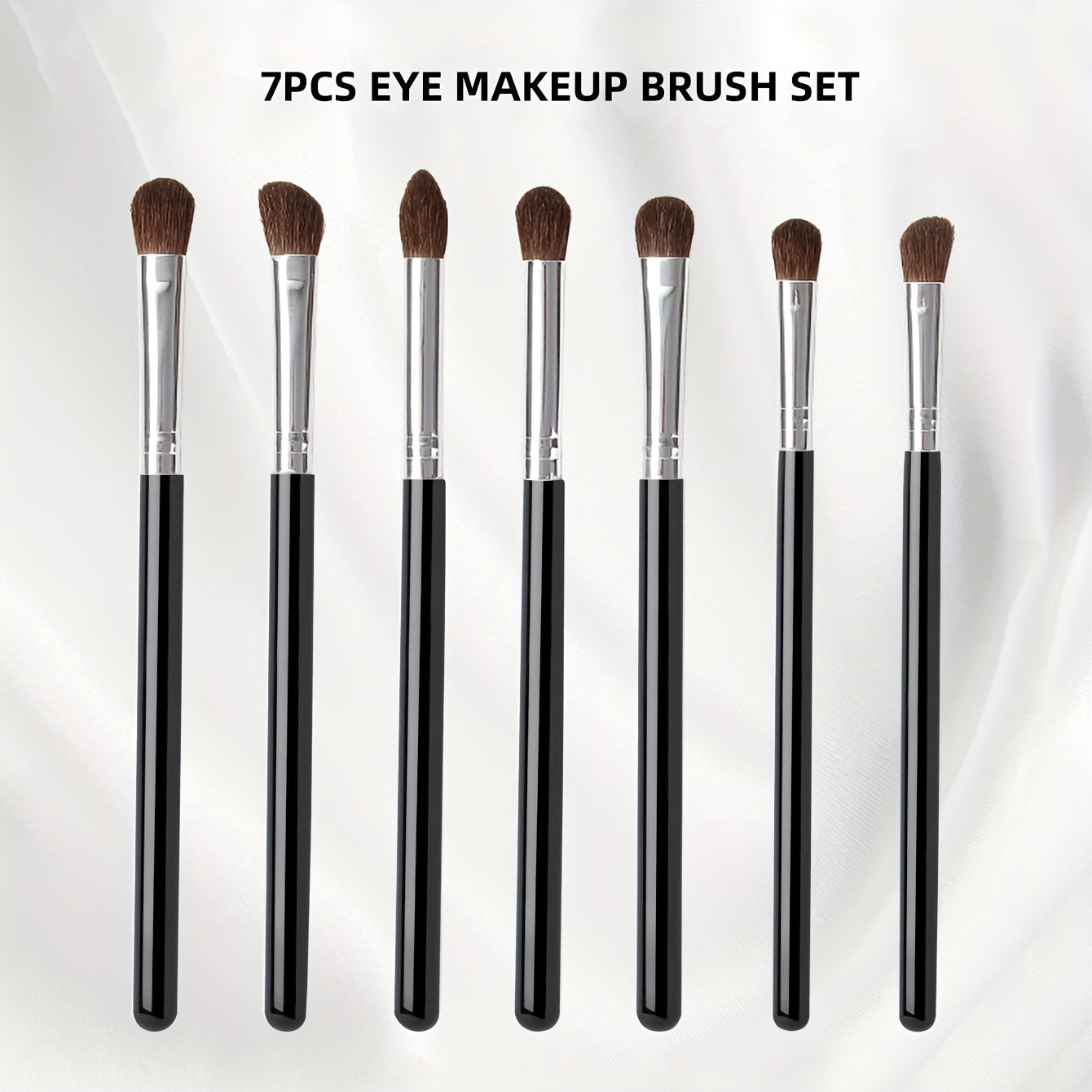 7pcs Eyeshadow Brush Eye Blender Brush Horse Hair Flawlessly