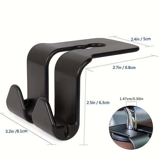 2pcs Car Seat Back Hook Headrest Hanger Universal Interior Accessories