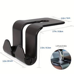 2pcs Car Seat Back Hook Headrest Hanger Universal Interior Accessories