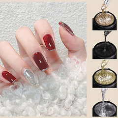 Glitter Nail Gel Polish Colorful Nail Art for Salon & Home