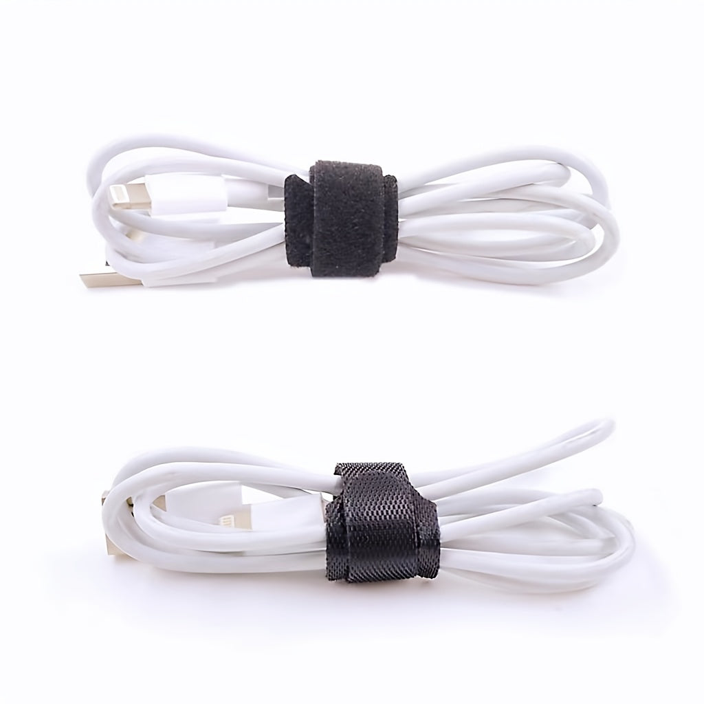 50PCS Reusable Cable Ties 6 Inch Cloth Cord Management Straps