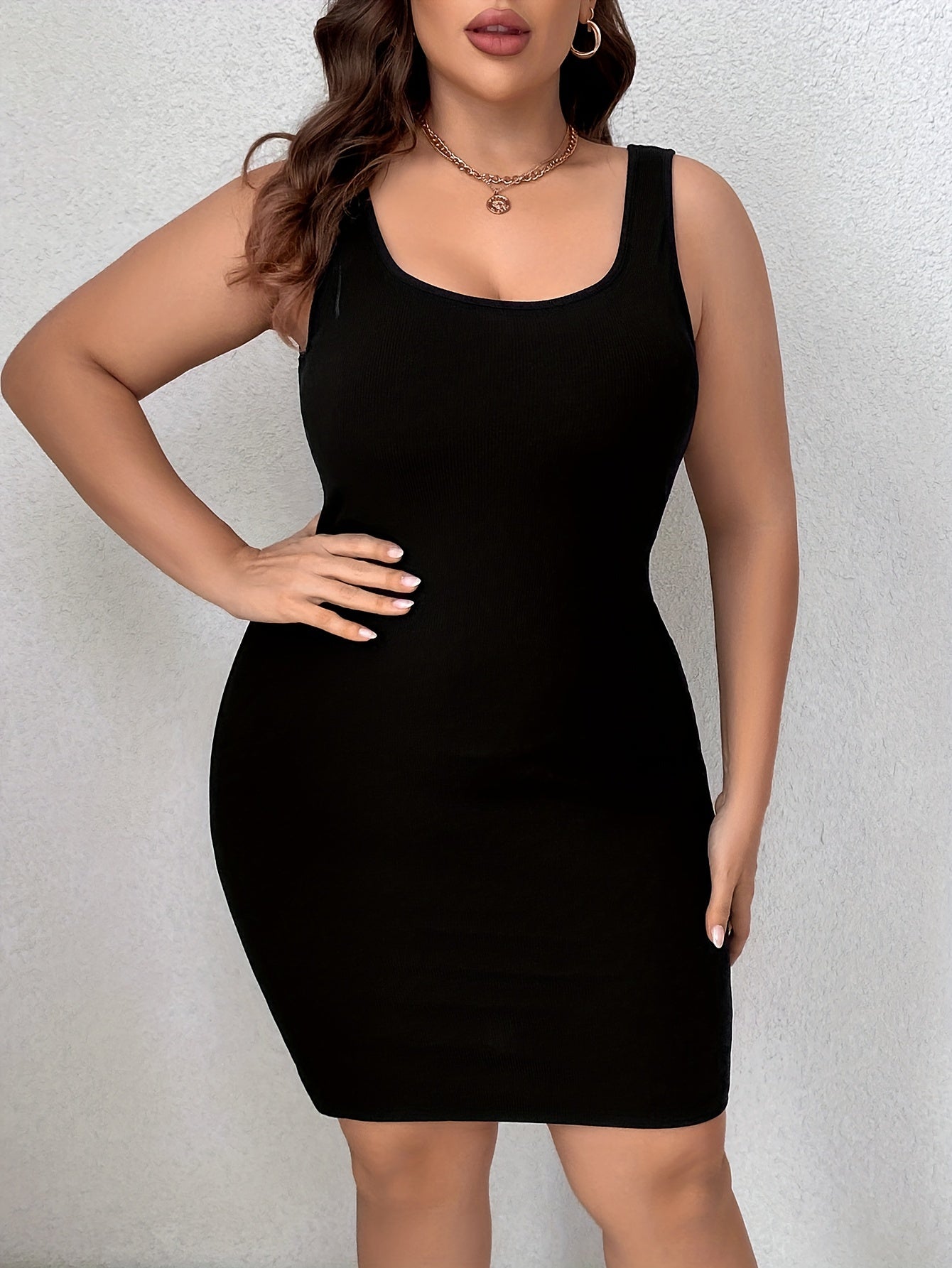  Sexy Sweater Dress Women's High Stretch Bodycon Midi Sweater Dress