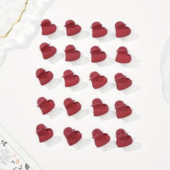 20pcs Heart Shaped Nonslip Hair Claw for Women Girls Baby Sweet Hair Clip