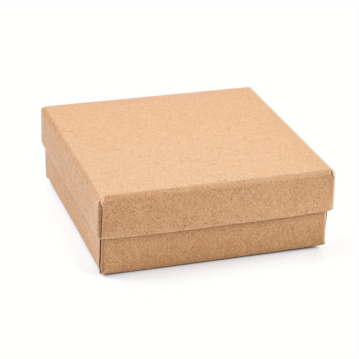 12pcs Cardboard Jewelry Boxes for Ring Tan Packaging Box
