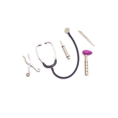 1:12 Mini Stethoscope Dollhouse Medical Appliance Model Earpiece Simulation