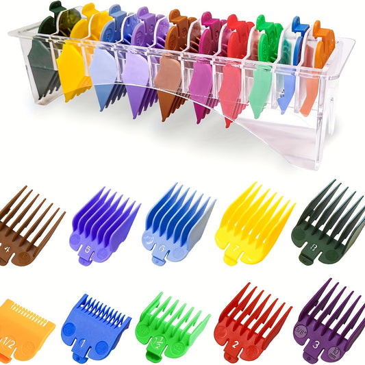 8/10pcs Hair Clipper Limit Combs Attachment Set - Universal Accessories