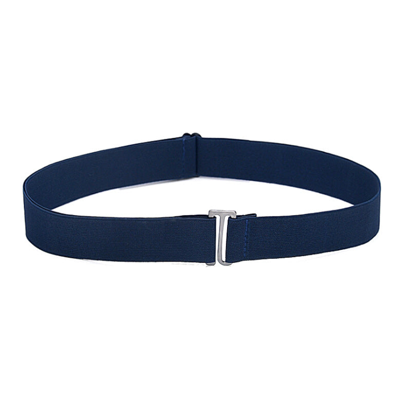 Canvas Stretch Braid Belt Women No Show Invisible Belt Elastic Waist Belt