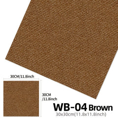 10pcs Adhesive Floor Mats Easy Installation Non Slip DIY Home Decoration