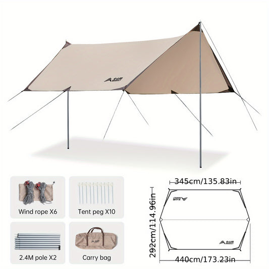 Waterproof Canopy Tent Awning for Camping - 4 Person