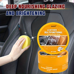 330g Car Leather Care Cleaning Cream Strong Stain Remover Wash Car Interior