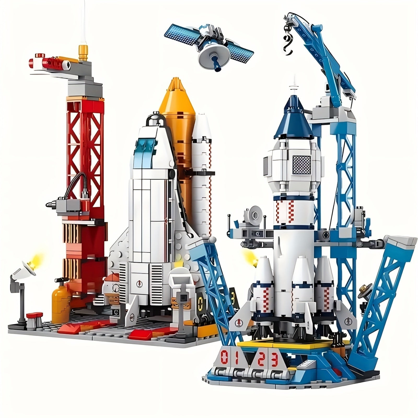 Space Blocks 500 Piece Exploration Building Set for Kids
