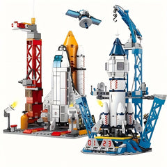 Space Blocks 500 Piece Exploration Building Set for Kids