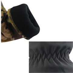 Camouflage Waterproof Touch Screen Gloves for Camping