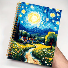Rustic Sky & Grassland Scenery Notebook 13x21cm 50 Pages