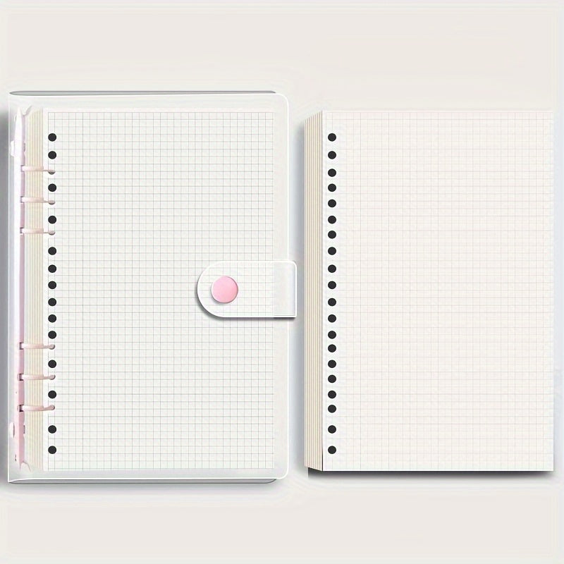 Soft Mesh Binder with 240 A5 Pages - Waterproof & Detachable Spiral Binding