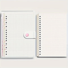 Soft Mesh Binder with 240 A5 Pages - Waterproof & Detachable Spiral Binding
