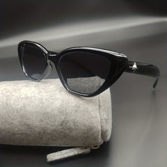 Y2K Cat Eye Sunglasses Punk Star Decor UV400