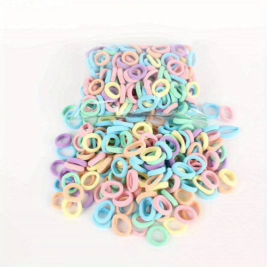 100 Children's Hair Rings Sweet Elastic Hair Ties