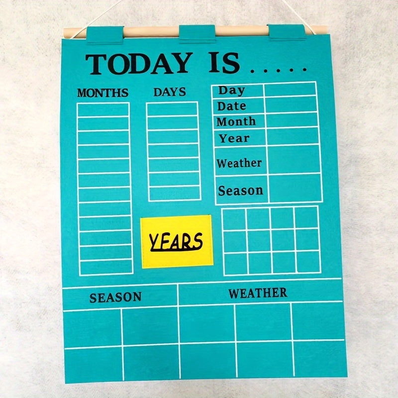 Weather & Season Calendar Puzzle Board