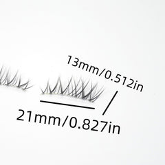 5 Pairs 3D Eye End Lengthening Half Eye Lashes