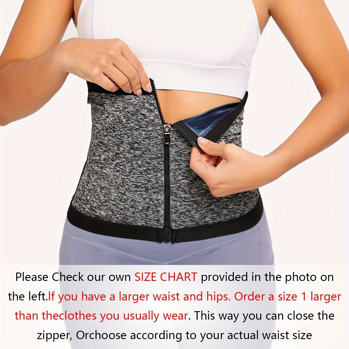 Sauna Sweat Waist Trimmer Body Shaper Waist Trainer Tummy Control