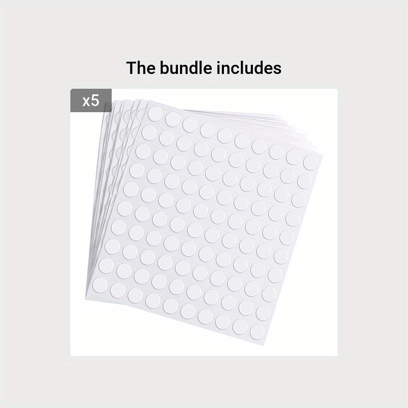 1000pcs Double Sided Adhesive Dots Stick Instantly