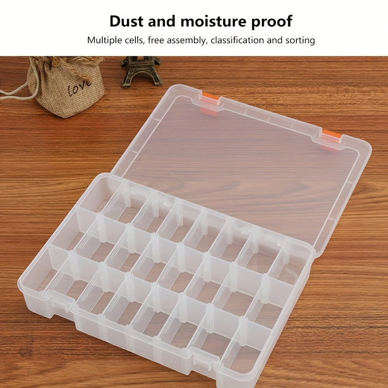 Transparent Plastic Tool Box Part Classification and Organization Box