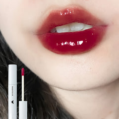 Lustrous Lip Glaze Brown & Red Satin Finish Lip Gloss