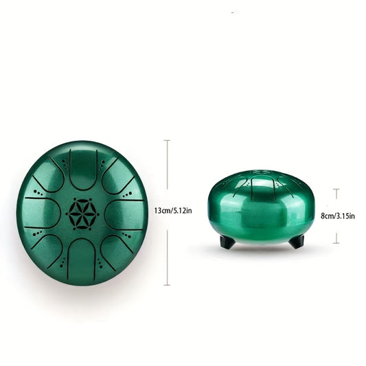 Tongue Drum 8 Tone Full Set Accessories C Tone