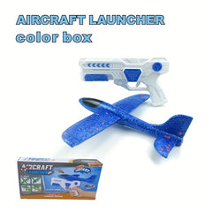 Foam Plane Launcher Toy No Needed Hand Thrown Flying Airplanes