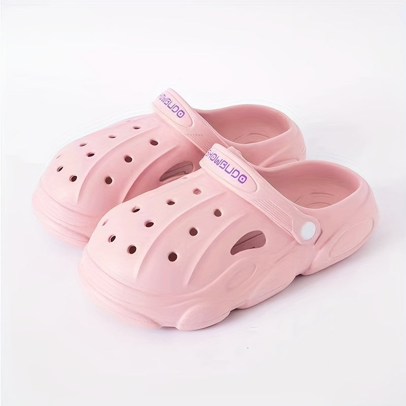 Women's Solid Clogs Casual Beach Shoes Soft Sole Breathable