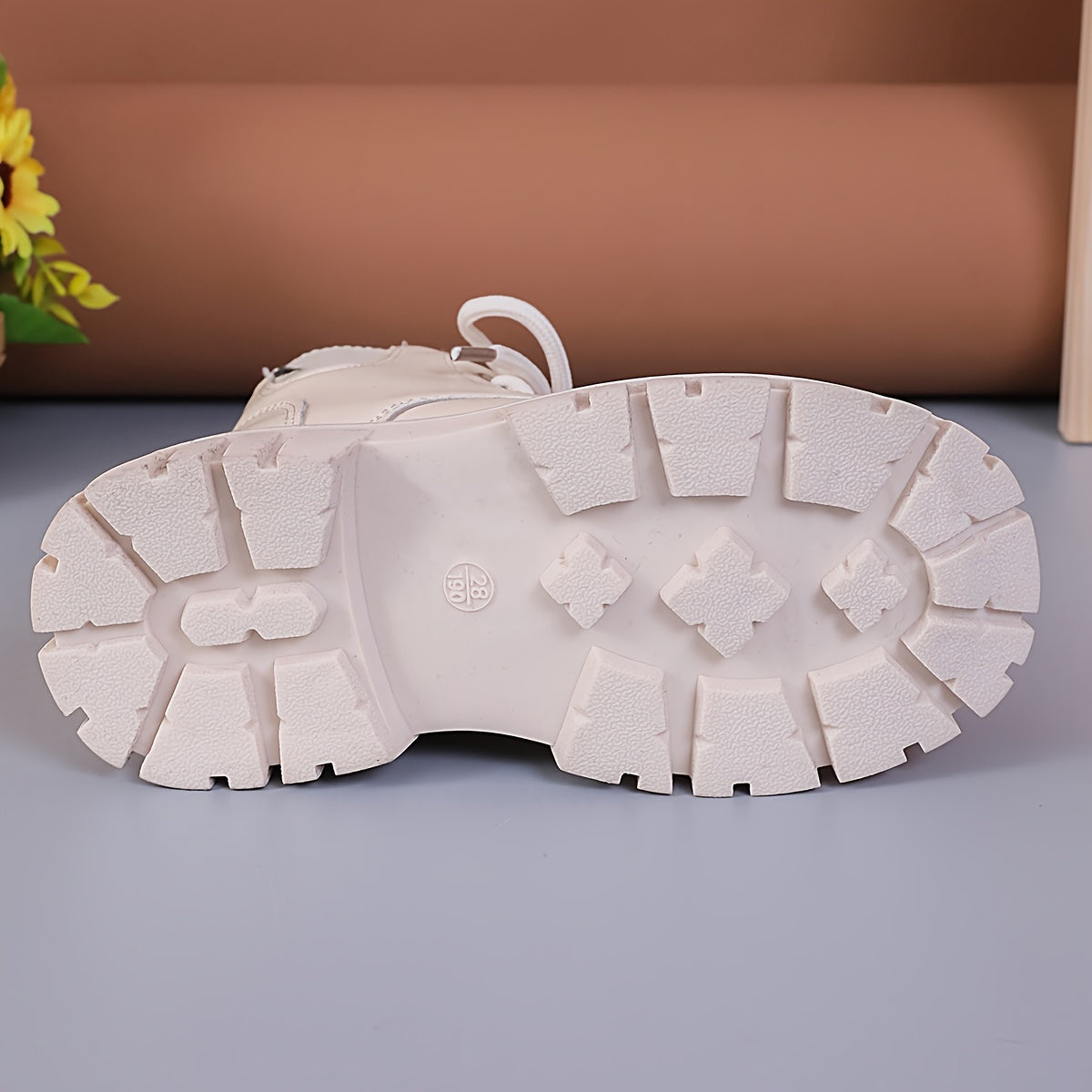 Girls' Warm Fleece Boots with Zipper for Autumn/Winter