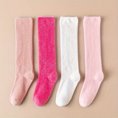 Warm Knee High Plush Lined Winter Socks