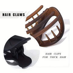2pcs Acrylic Hair Claw Matte Hair Barrettes Women Girls Hair Accessories