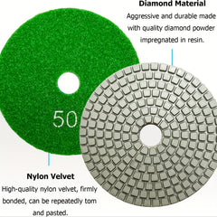 10 16 Cm Diamond Polishing Pads For Stone Countertop Granite