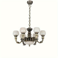 Vintage European Style Chandelier 1:12 Scale Dollhouse Accessory