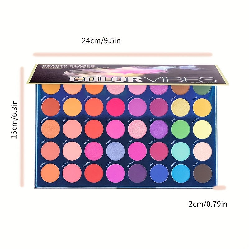 Highly Pigmented 40 Shades Eyeshadow Palette Waterproof Long Lasting Makeup