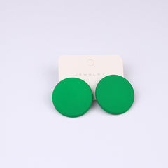 Colorful Acrylic Big Stud Earrings for Women Girls Teen 1Pair