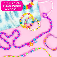 1100pcs Beads Bracelet Making Kit Girls' Lovely Bracelet Necklace Jewelry