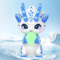 Chinese Style Dragon Year Building Blocks Toy Large Model Creative Gift