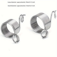 Crochet Ring Finger Yarn Guide Stainless Steel Adjustable Knitting Loop