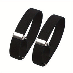 Elastic Armband Cuffs - Adjustable Shirt Sleeve Holders