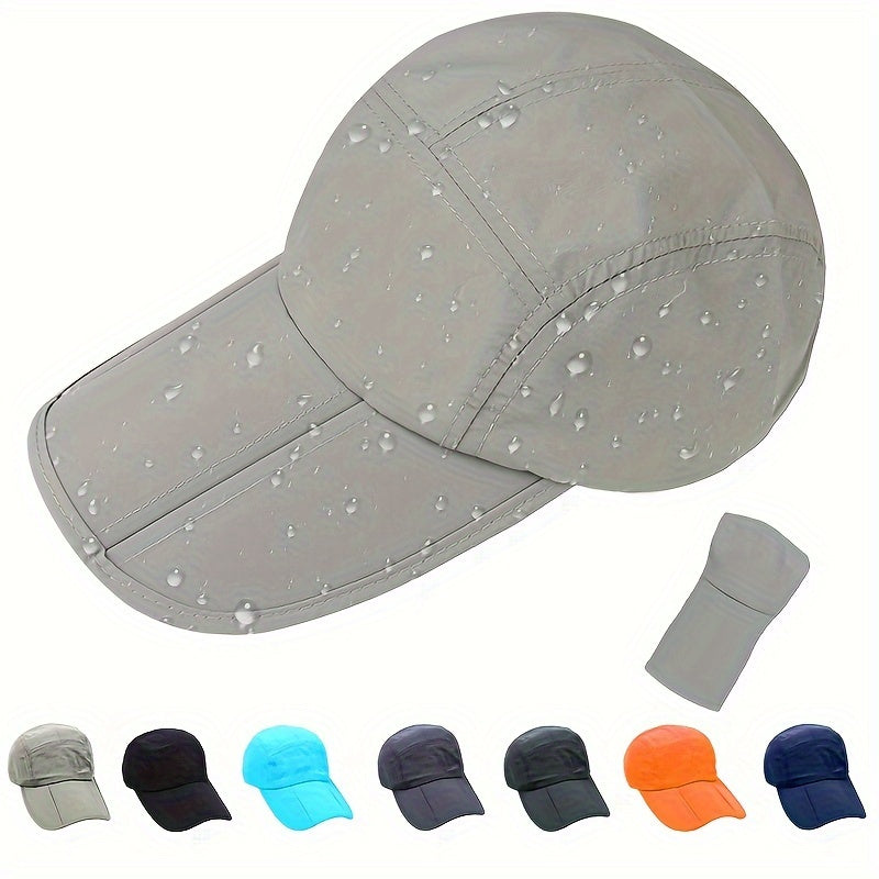 Waterproof Baseball Cap Snapback Hat Adjustable Summer Sun Hat