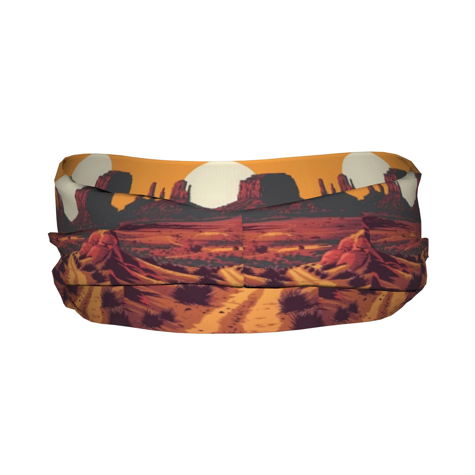 Vintage Western Headband Sweat Wicking Stretchy Breathable Polyester Yoga Gym