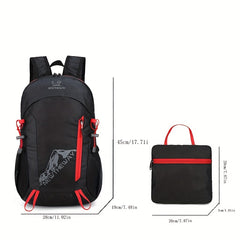 Portable Folding Backpack for Mountaineering Camping Cycling Hiking