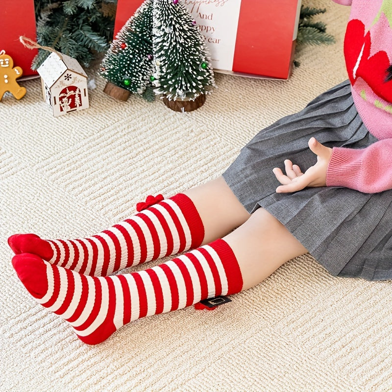 3 Pairs Kids Cartoon Christmas Socks Lucky Warm Cozy Winter Children s Socks